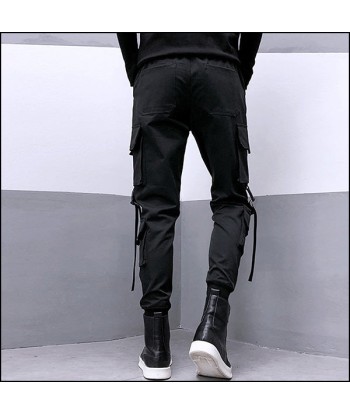 Pantalon Cargo Noir Streetwear livraison gratuite