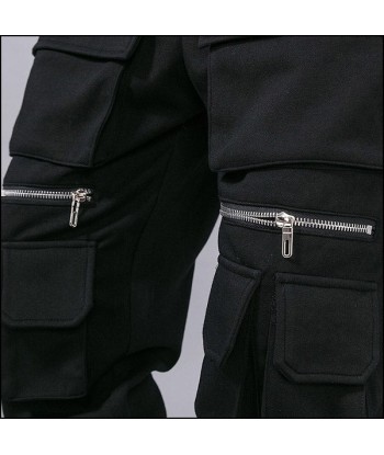 Pantalon Cargo Noir Coton Homme les muscles