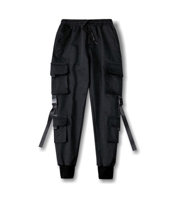 Pantalon Cargo Noir Streetwear livraison gratuite