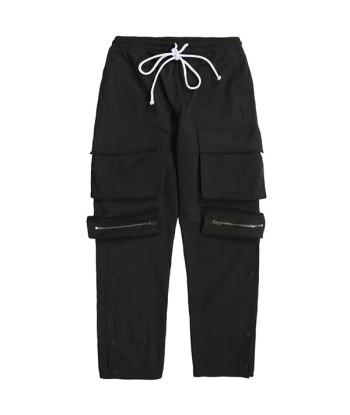 Pantalon Cargo Noir Large Homme Par le système avancé 