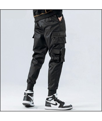 Pantalon Cargo Noir Satiné acheter en ligne