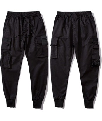 Pantalon Cargo Noir Satiné acheter en ligne