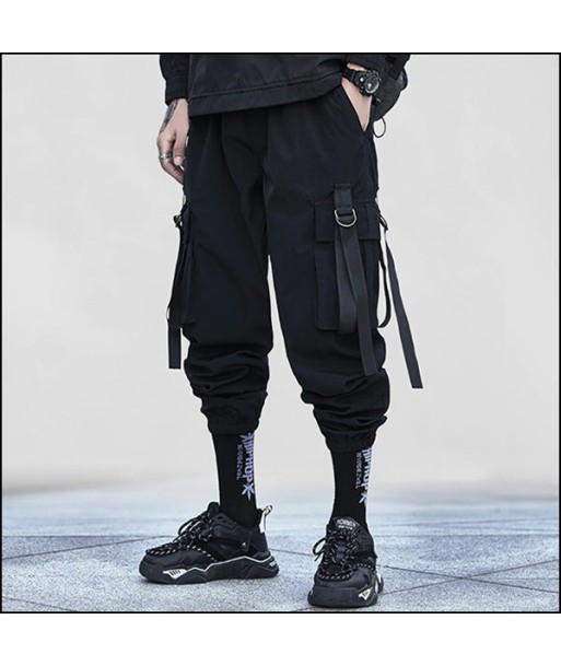 Pantalon Cargo Noir Large Jusqu'à 80% De Réduction