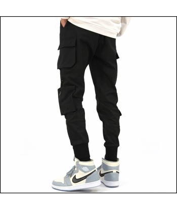 Pantalon Cargo Noir Coupe Droite 2024