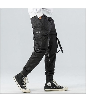 Pantalon Cargo Noir Mâle Alpha solde