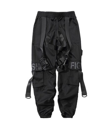 Pantalon Cargo Noir Oversize est présent 