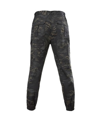 Pantalon Militaire Noir Camo Homme Fin de série