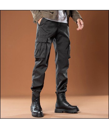 Pantalon Militaire Gris Homme en linge