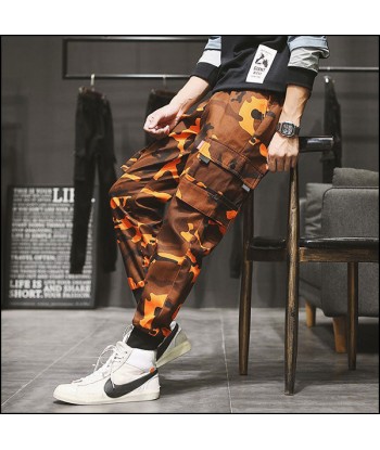 Pantalon Militaire Orange Homme pas chere