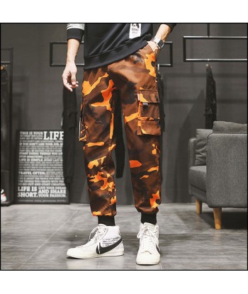 Pantalon Militaire Orange Homme pas chere