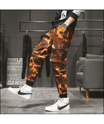 Pantalon Militaire Orange Homme pas chere