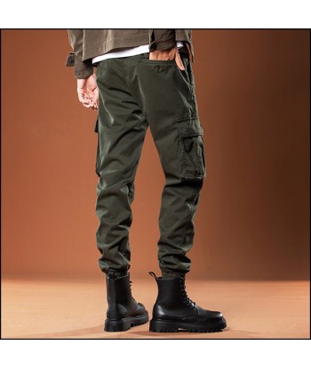 Pantalon Militaire Vert Kaki Homme rembourrage situé sous