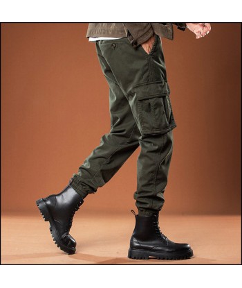 Pantalon Militaire Vert Kaki Homme rembourrage situé sous