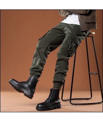 Pantalon Militaire Vert Kaki Homme rembourrage situé sous