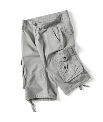 Short Militaire Gris Homme la livraison gratuite