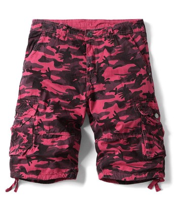 Short Militaire Camo Rouge en stock