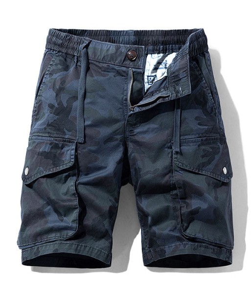 Short Cargo Camo Bleu Homme En savoir plus