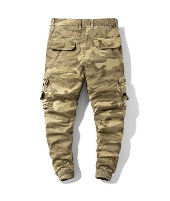 Pantalon Cargo Motif Camouflage Homme rembourrage situé sous