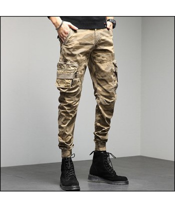 Pantalon Cargo Motif Camouflage Homme rembourrage situé sous