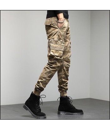 Pantalon Cargo Motif Camouflage Homme rembourrage situé sous