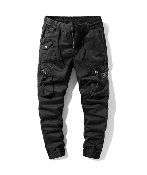 Pantalon Cargo Léger Noir pas chere