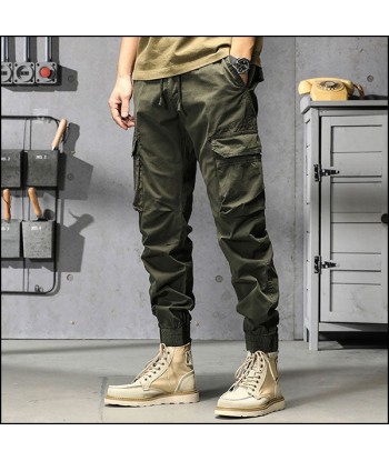 Pantalon Cargo Vert Kaki Homme basket pas cher