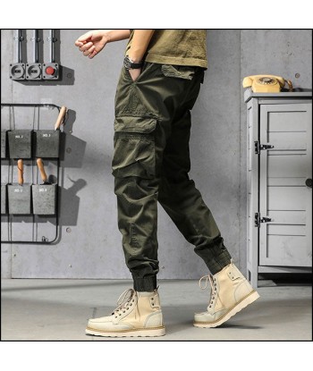 Pantalon Cargo Vert Kaki Homme basket pas cher