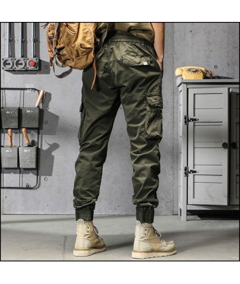 Pantalon Cargo Vert Kaki Homme basket pas cher