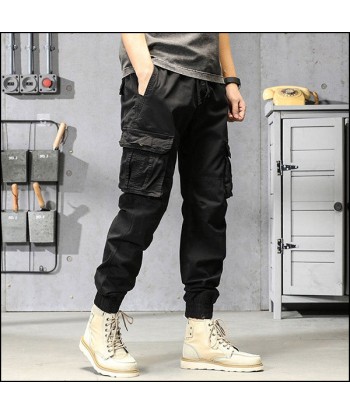 Pantalon Cargo Noir Jeune Homme paiement sécurisé