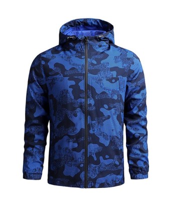 Veste Camouflage Bleu Homme en ligne