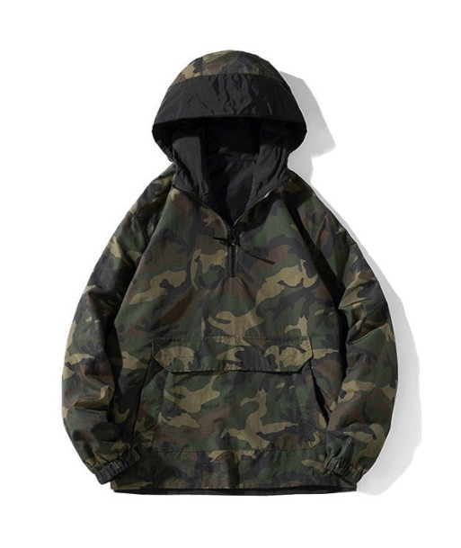 Veste Camouflage Réversible en linge