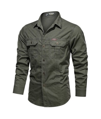 Chemise Militaire Style Homme Paris Déstockage Promo