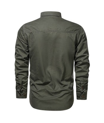 Chemise Militaire Style Homme Paris Déstockage Promo