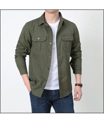 Chemise Militaire Style Homme Paris Déstockage Promo