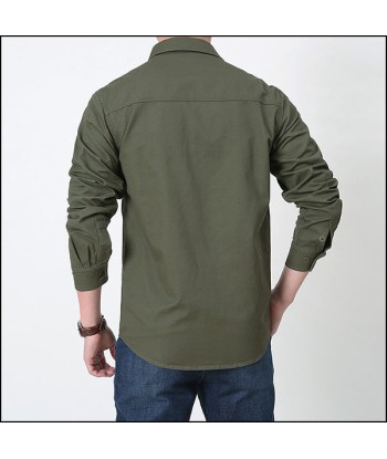 Chemise Militaire Style Homme Paris Déstockage Promo