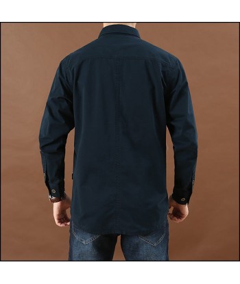 Chemise Militaire Bleu Homme l'évolution des habitudes 