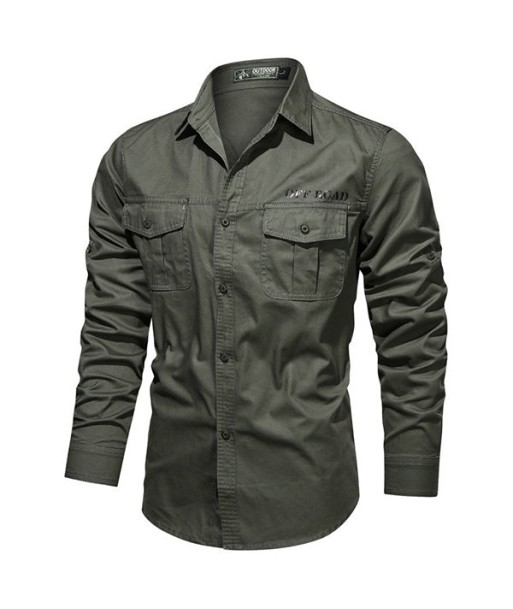 Chemise Militaire Vert Homme de l' environnement