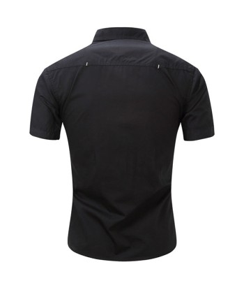 Chemise Militaire Noir Manche Courte meilleur choix