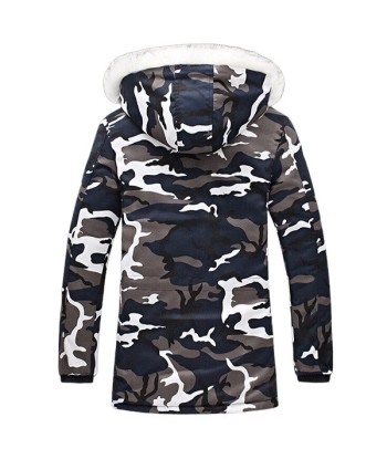 Parka Militaire Camouflage Arctique Homme en linge