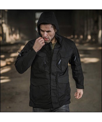 Parka Militaire Noir Homme Amélioration de cerveau avec