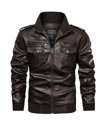 Blouson Aviateur Simili Cuir Homme shop