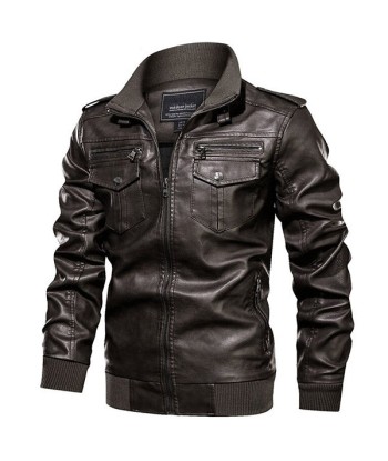 Blouson Aviateur Simili Cuir Homme shop