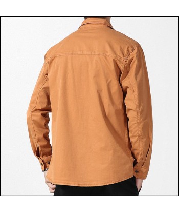 Chemise Militaire Style Orange livraison gratuite