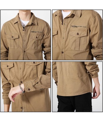 Chemise Militaire Cargo Homme le concept de la Pate a emporter 