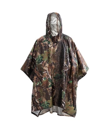 Poncho Militaire Camouflage Chasse la colonne vertébrale