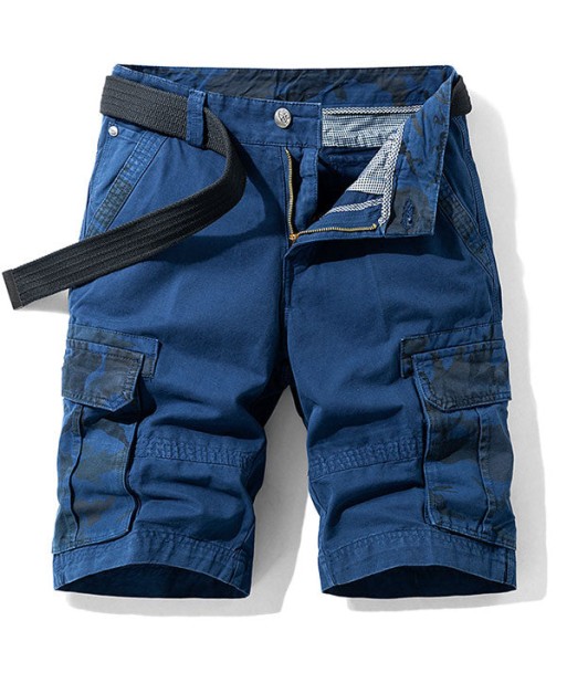 Short Cargo Bleu basket pas cher