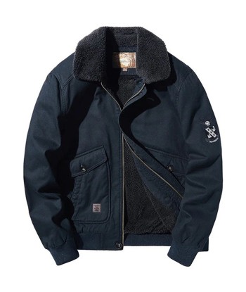 Blouson Aviateur Bleu Marine outlet