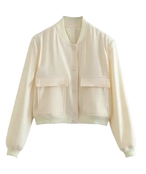 Blouson Aviateur Veste Beige Femme de France