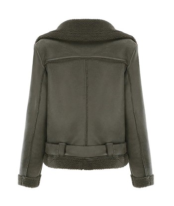 Blouson Aviateur Peau Lainée Femme 2024