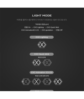 Lightstick EXO Ver.3 - Officiel d'Europe débarque